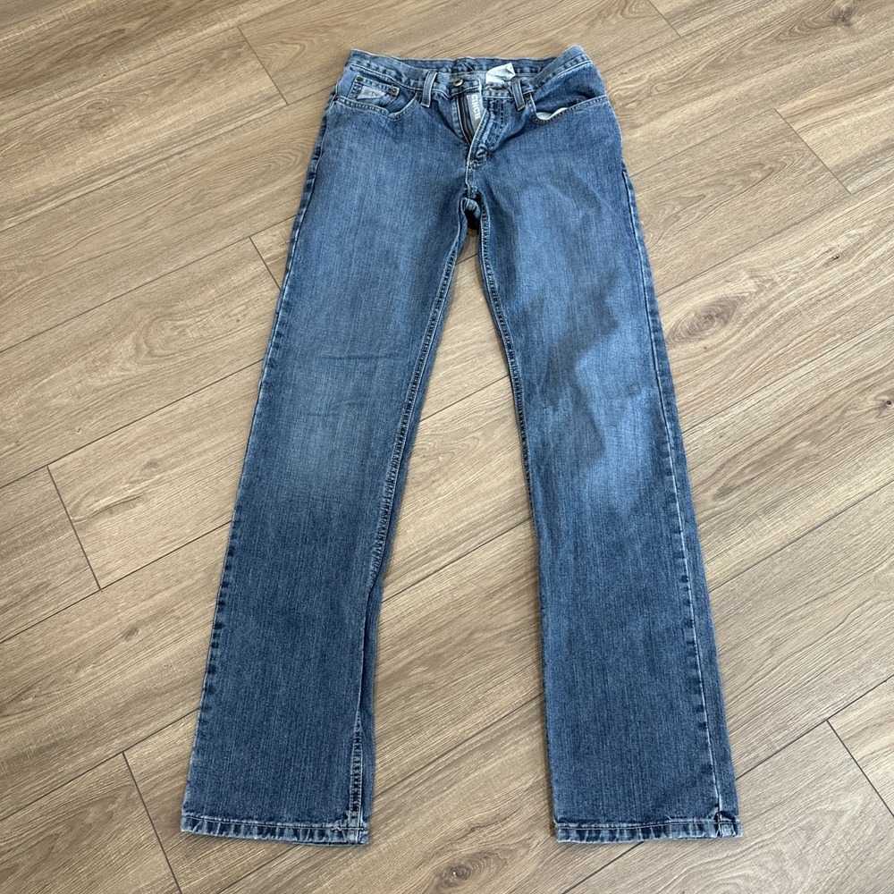 Cinch Silver Label Mens 30x36 Jeans MB98034001 Rigid Medium Stone Straight Work